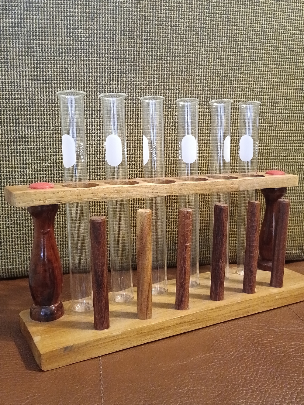 Wooden Test Tube Pyrex Set - Picture 4 of 6